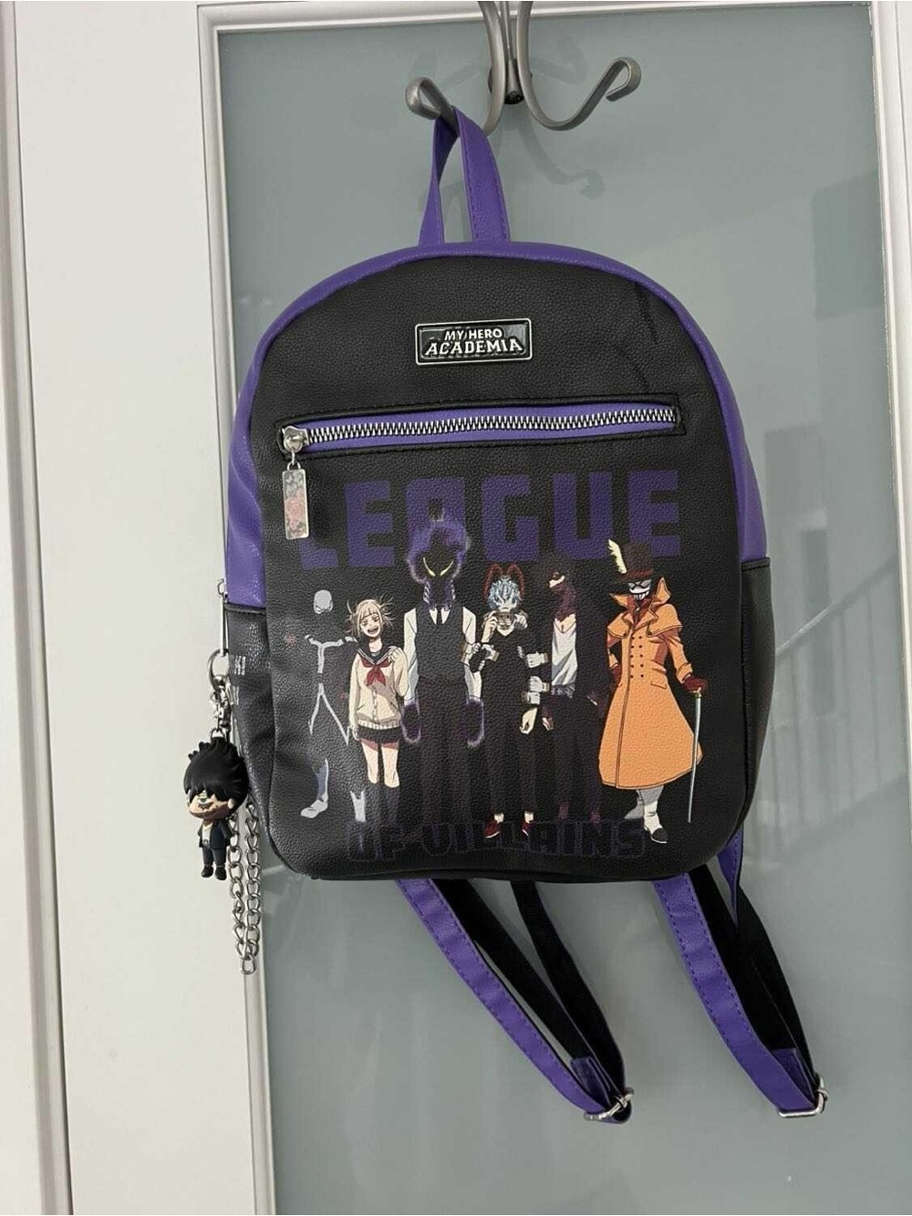 My Hero Academia Purple & Black Character Backpack